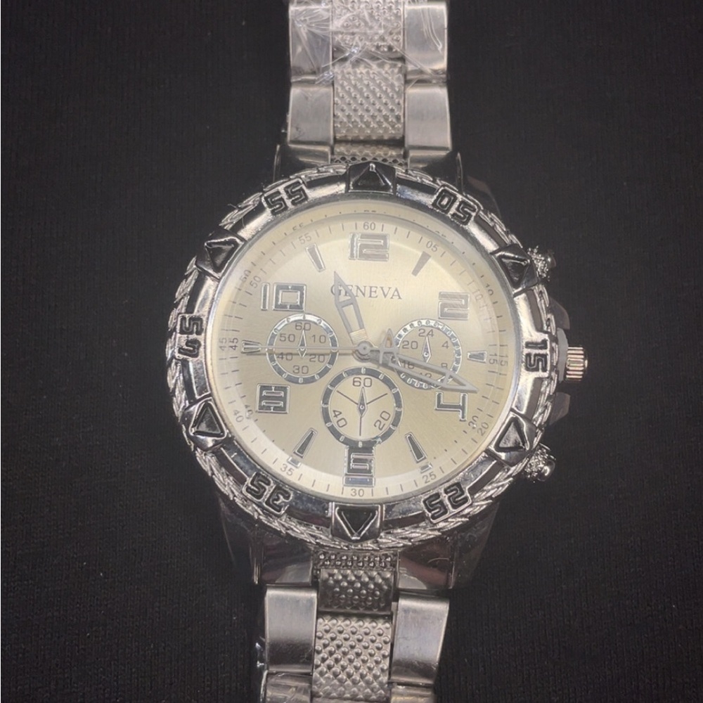 Geneva Silver Watch